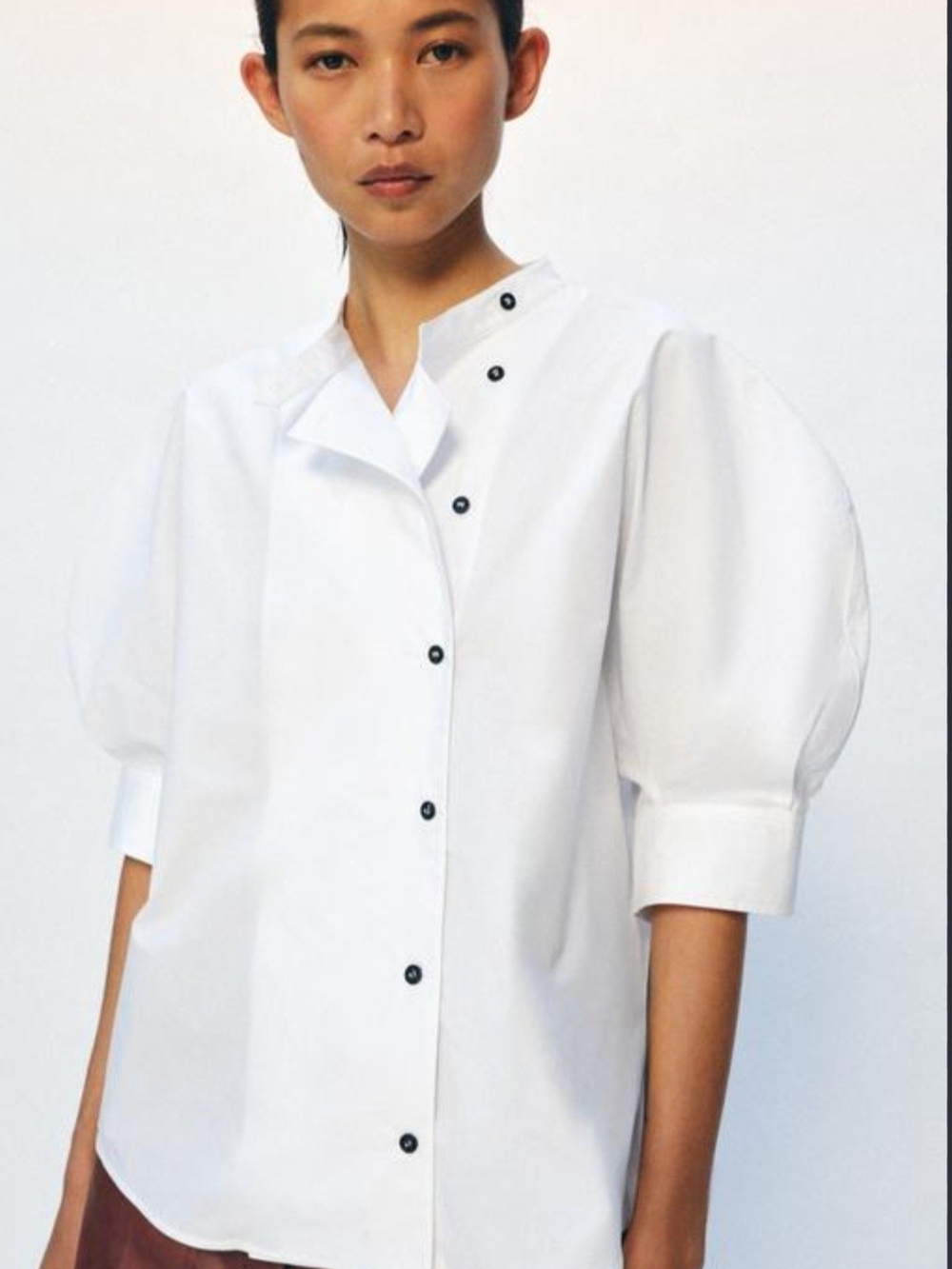 Poplin Shirt with Buttons